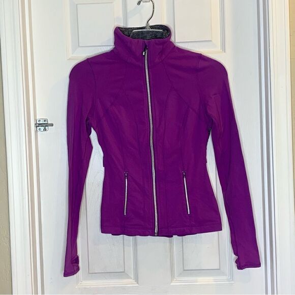Lululemon Yogi Dance Jacket in Violet/Grey Marl Women’s Size 6 - Picture 1 of 10